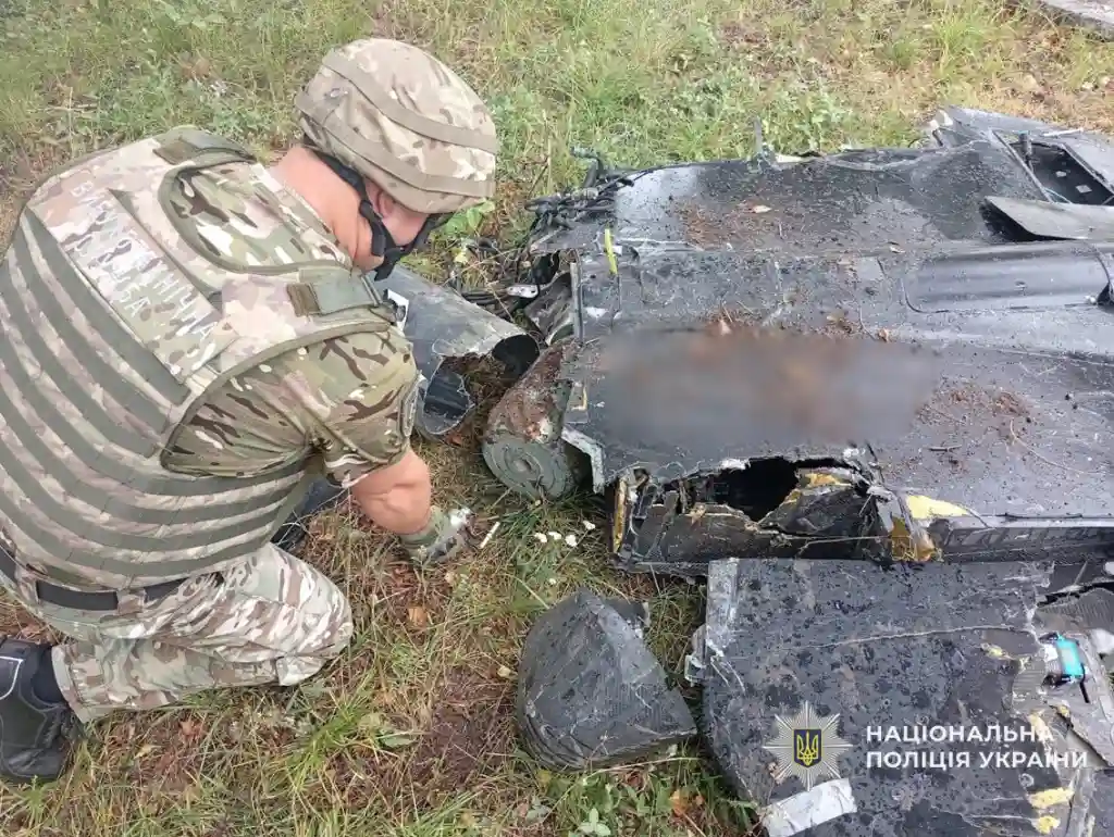На Чернігівщині знешкодили бойову частину збитого ворожого дрона