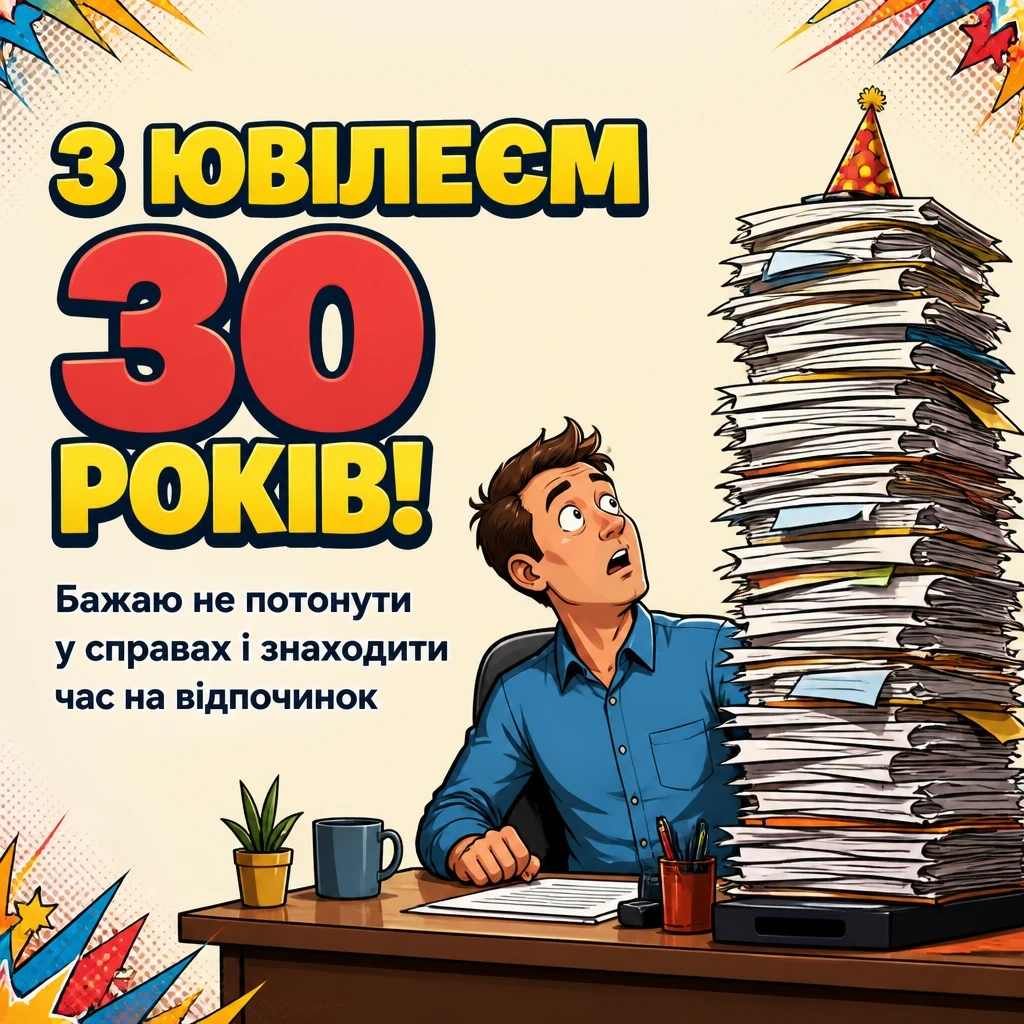 ювілеєм привітання з днем народження 30 років ювілеєм привітання з днем народження 30 років
