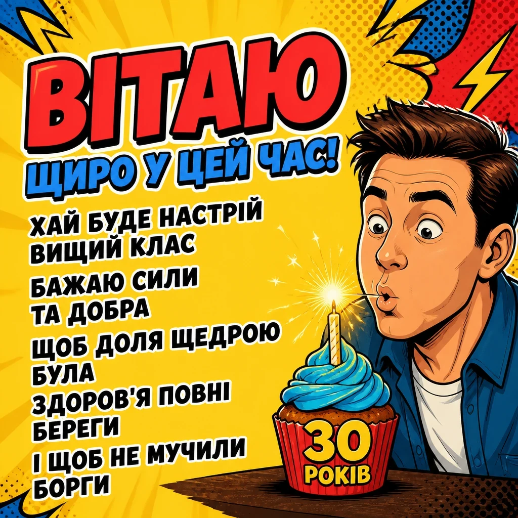ювілеєм привітання з днем народження 30 років ювілеєм привітання з днем народження 30 років