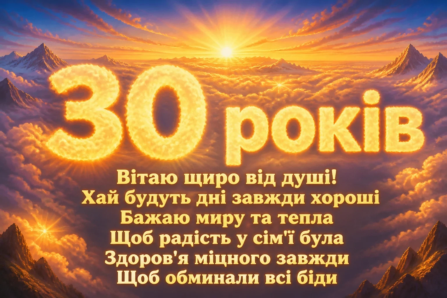 ювілеєм привітання з днем народження 30 років ювілеєм привітання з днем народження 30 років