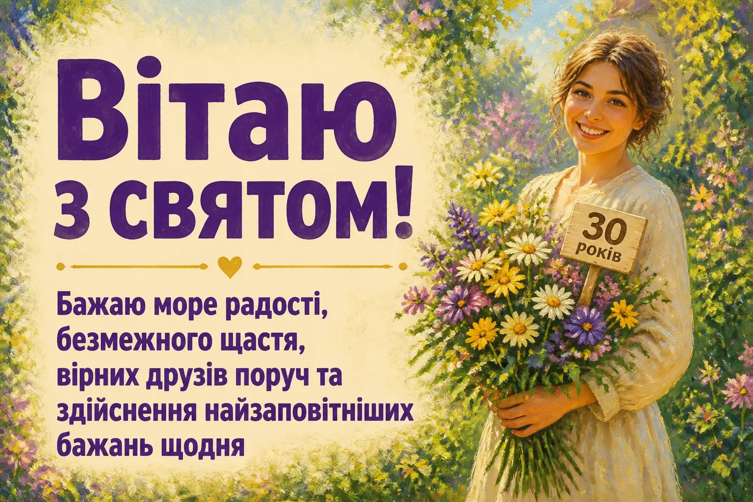 ювілеєм привітання з днем народження 30 років ювілеєм привітання з днем народження 30 років