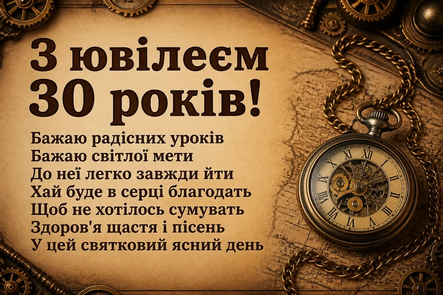 ювілеєм привітання з днем народження 30 років ювілеєм привітання з днем народження 30 років