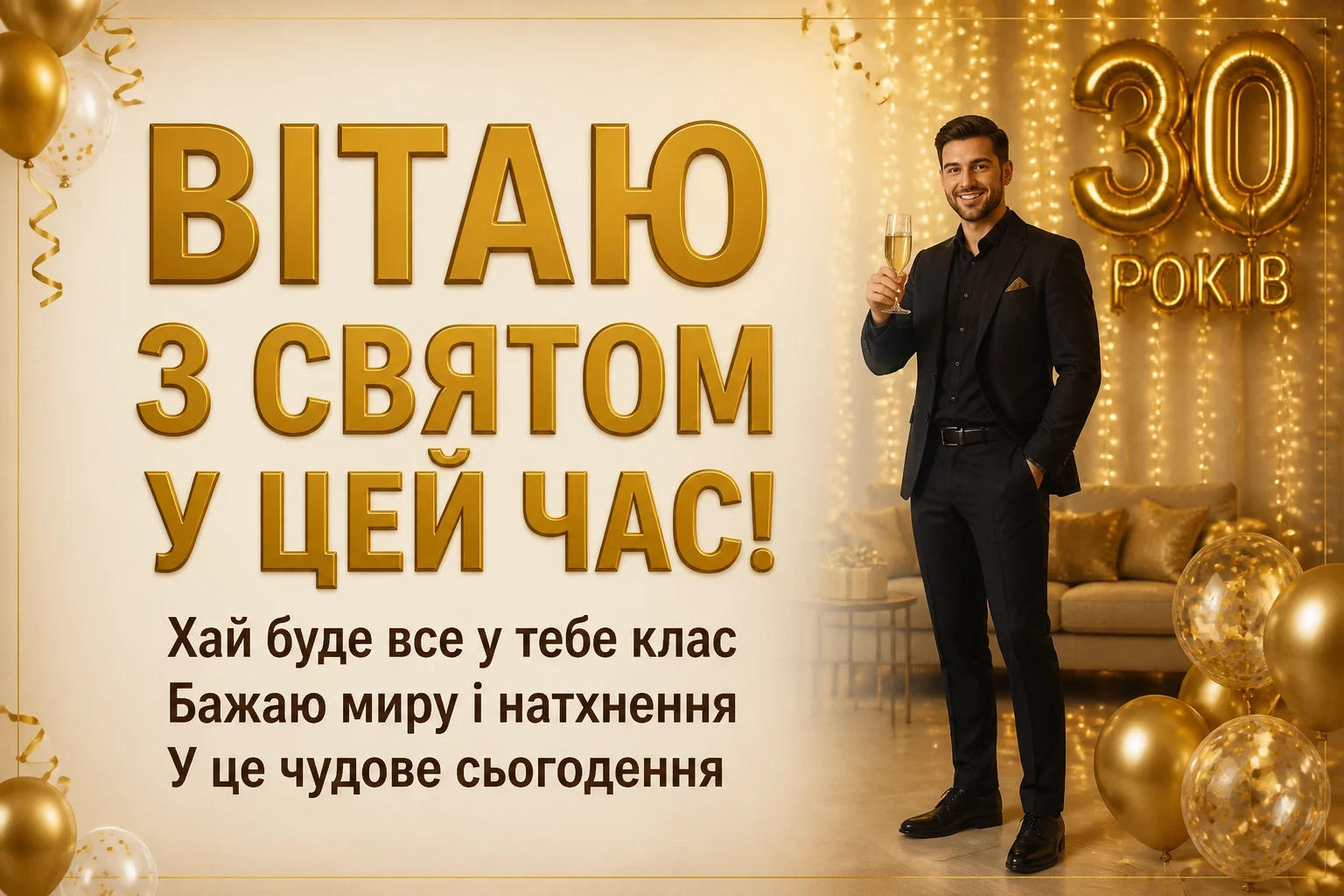 ювілеєм привітання з днем народження 30 років ювілеєм привітання з днем народження 30 років