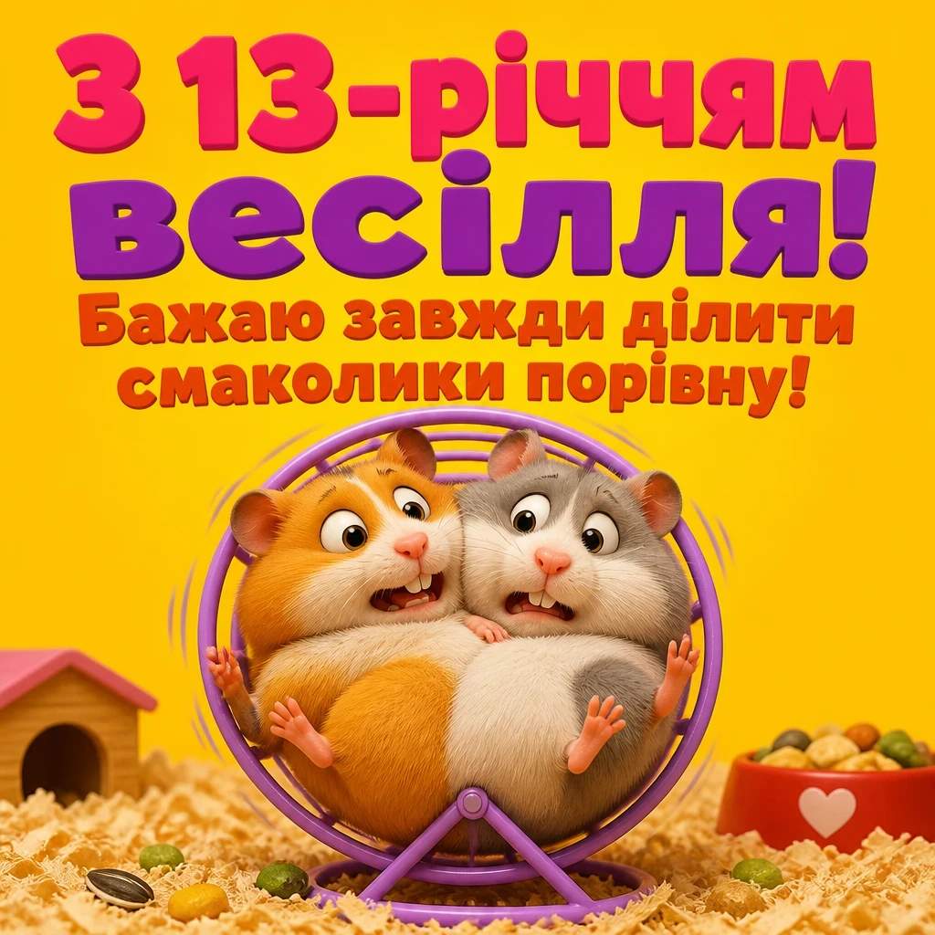 13 років весілля привітання чоловіку