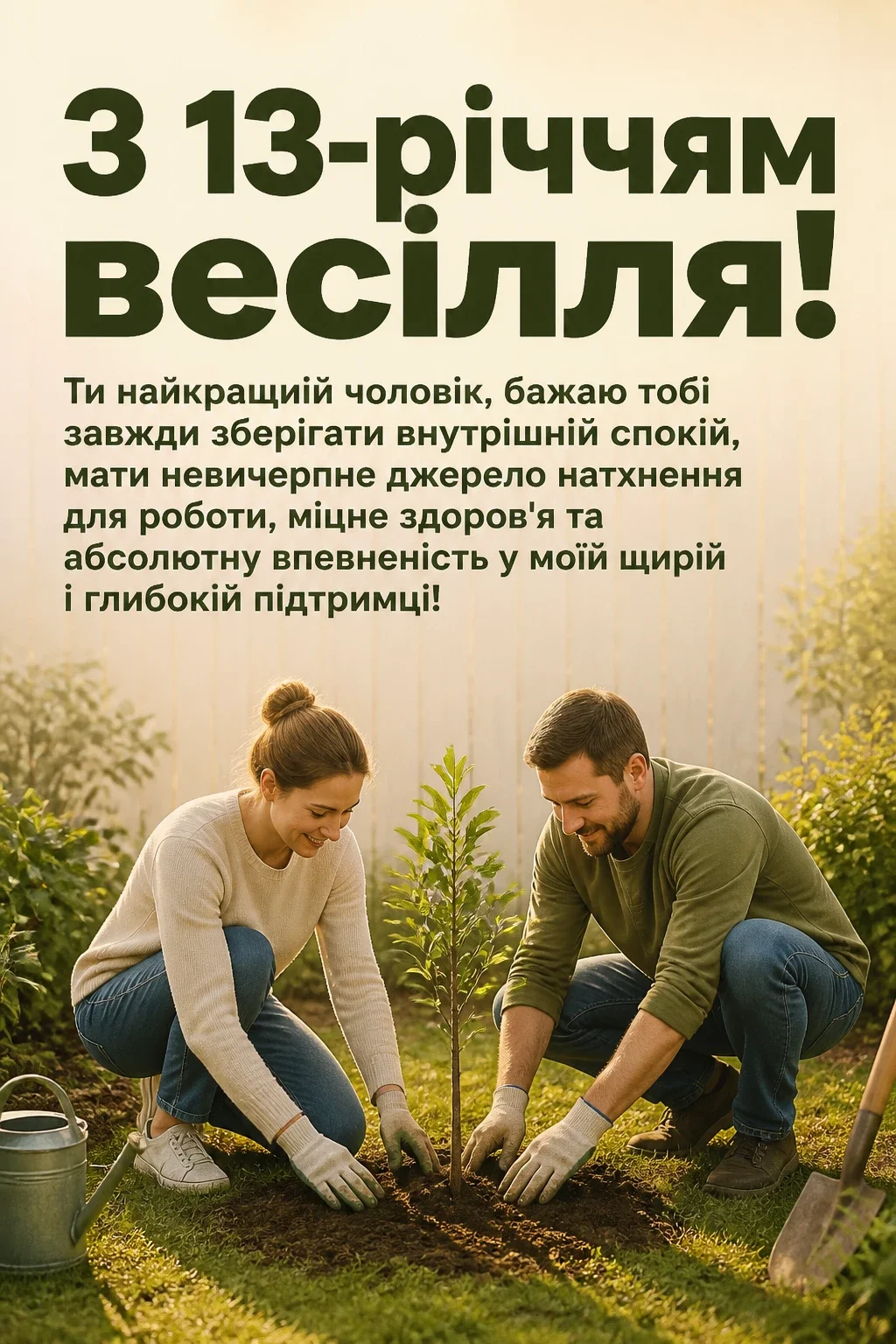 13 років весілля привітання чоловіку