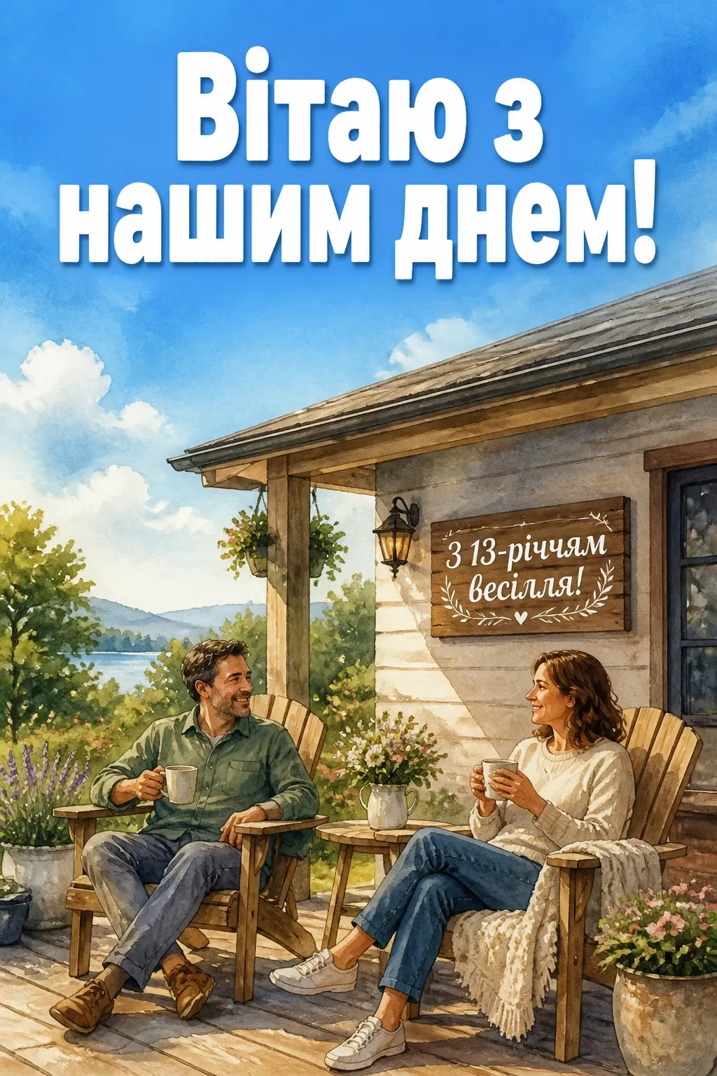 13 років весілля привітання чоловіку